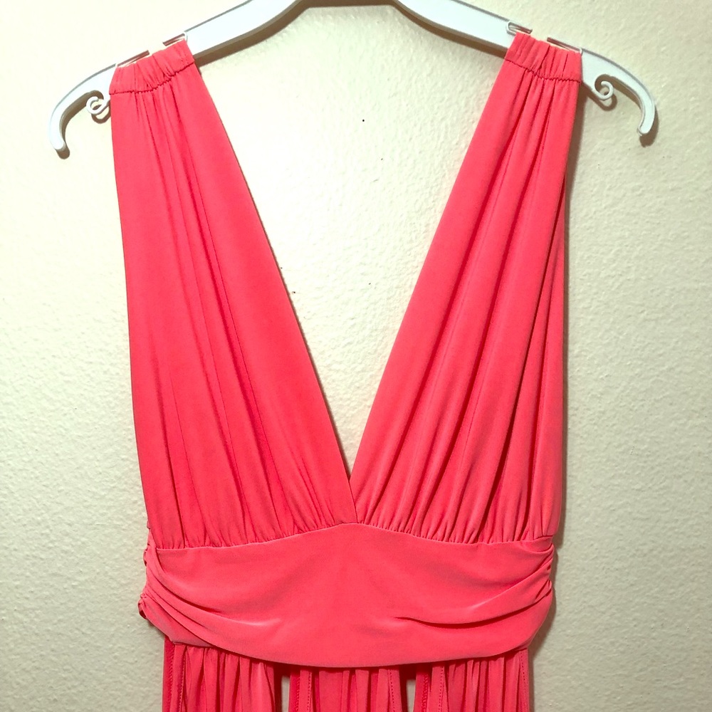 Long coral dress NEW
